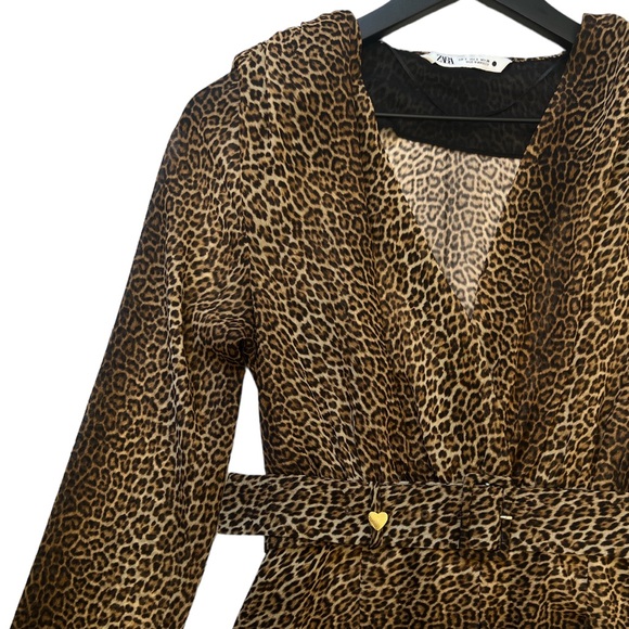 Zara • Leopard mini dress - Picture 2 of 3